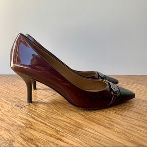 Coach Bowery Pumps in Oxblood